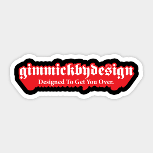 Gimmick By Design Wordmark Sticker